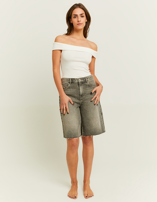 TALLY WEiJL, Bermuda Ampi a Vita Alta for Women