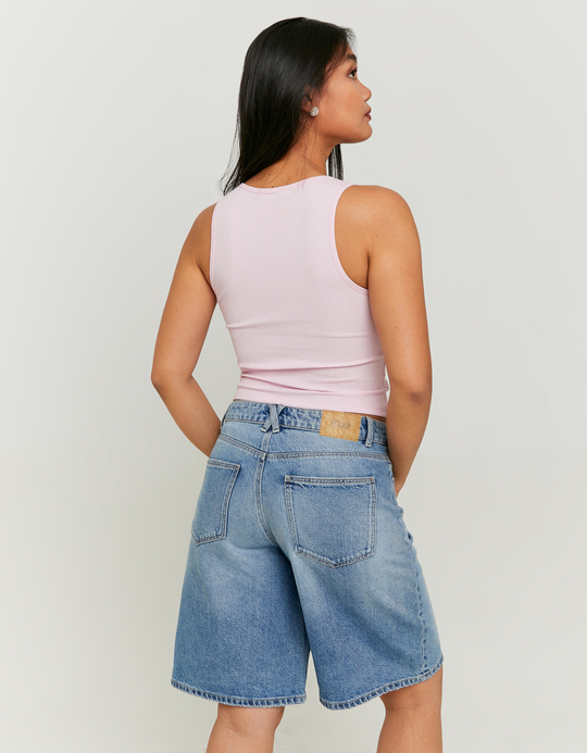 TALLY WEiJL, High Waist Wide Bermuda Shorts for Women