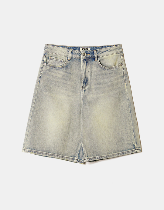 TALLY WEiJL, High Waist Wide Bermuda Shorts for Women
