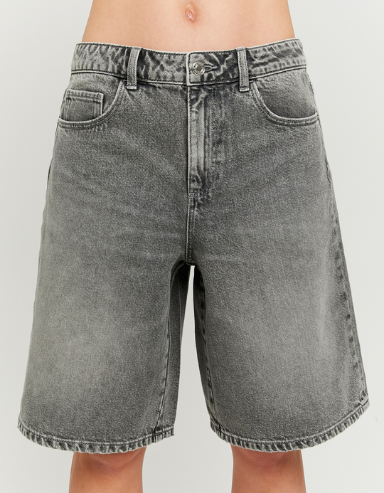 TALLY WEiJL, High Waist Wide Bermuda Shorts for Women