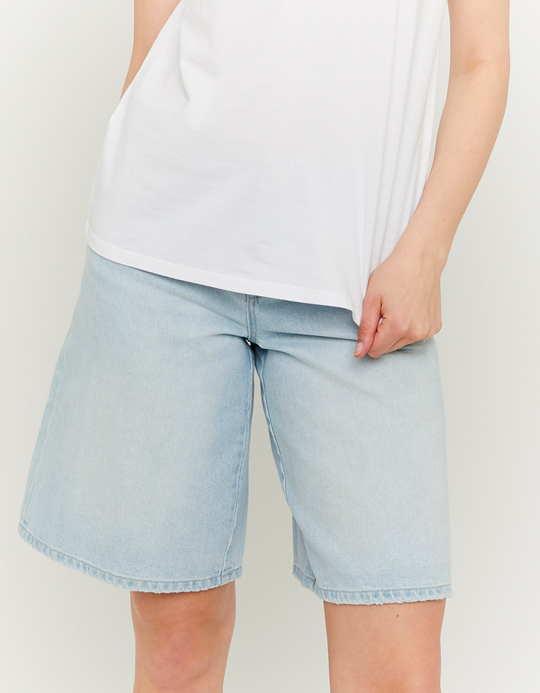 TALLY WEiJL, Blue Denim Bermuda Shorts for Women