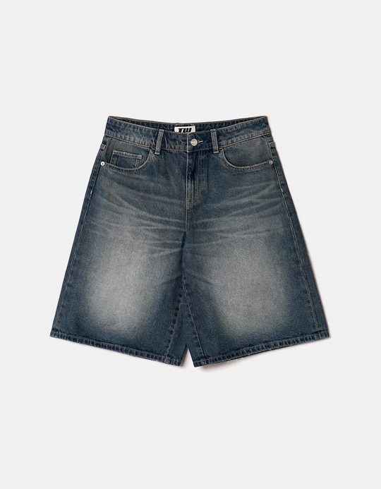 TALLY WEiJL, Bermuda in Denim Blu for Women