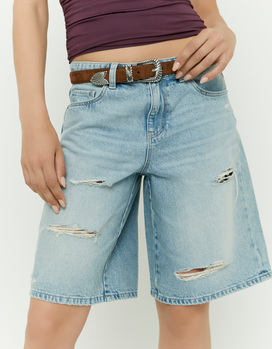 TALLY WEiJL, Blaue Bermuda Shorts for Women