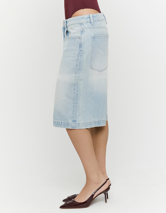 TALLY WEiJL, Blaue Denim Bermudashorts for Women