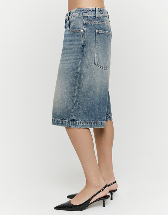 TALLY WEiJL, Blaue Denim Bermudashorts for Women