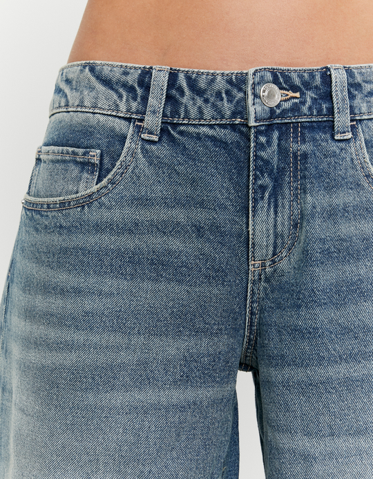 TALLY WEiJL, Blaue Denim Bermudashorts for Women