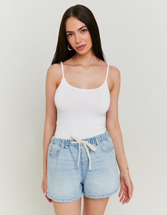 TALLY WEiJL, Shorts pull-on in denim blu for Women