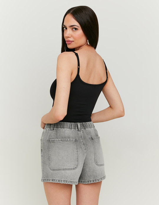 TALLY WEiJL, Shorts pull-on in denim grigio for Women