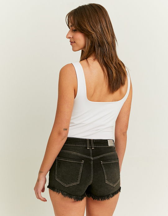 TALLY WEiJL, Mini Short Noir Taille Mi-Haute for Women
