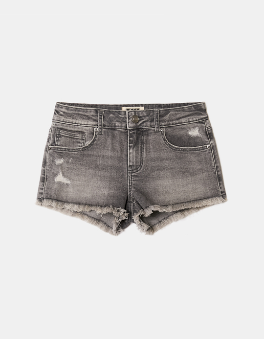 TALLY WEiJL, Short Micro en Denim Gris for Women