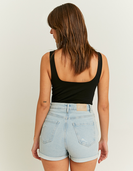 TALLY WEiJL, High Waist Mom Shorts for Women