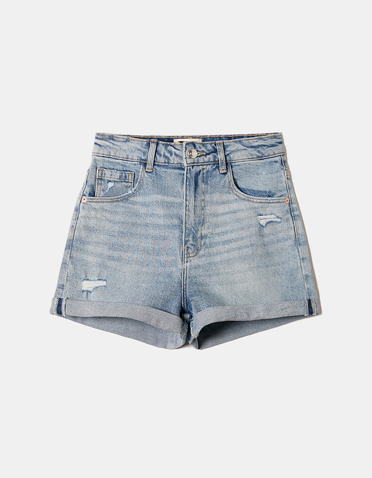 TALLY WEiJL, Pantaloncini Mom A Vita Alta for Women