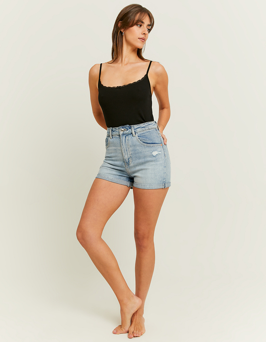 TALLY WEiJL, Pantaloncini Mom A Vita Alta for Women