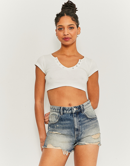 TALLY WEiJL, Short taille haute mom for Women