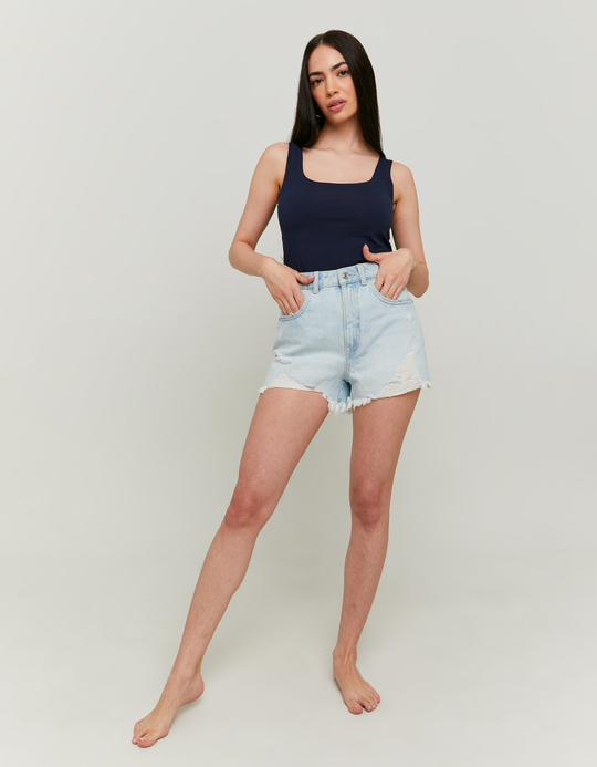 TALLY WEiJL, High Waist Mom Shorts for Women