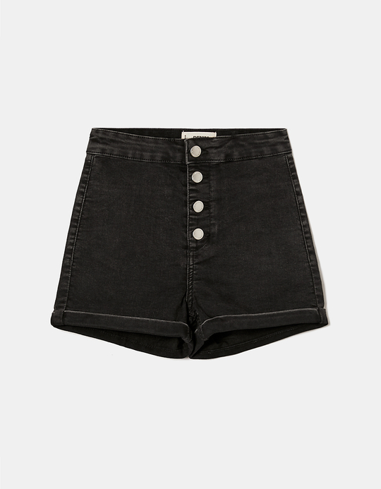 TALLY WEiJL, Short en Jean Skinny Taille Haute for Women