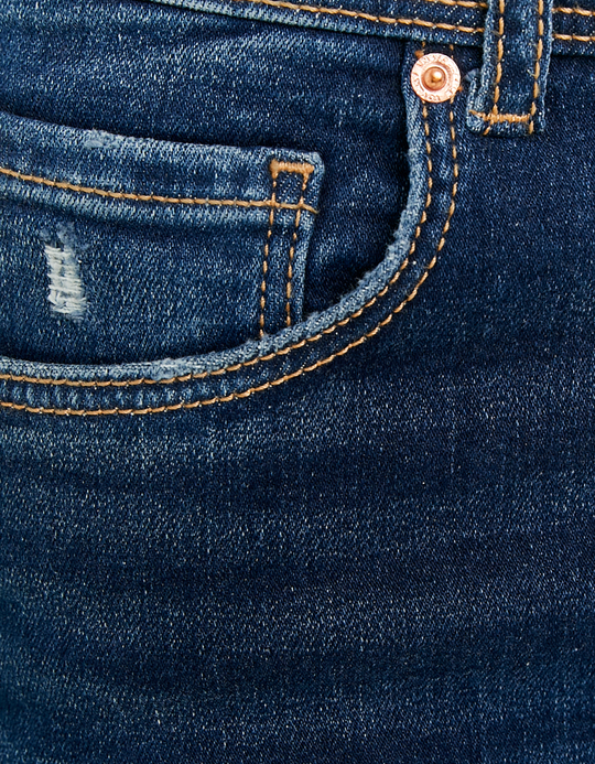 TALLY WEiJL, Shorts push-up in denim a vita media for Women
