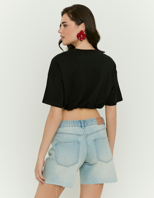TALLY WEiJL, Mid Waist Boyfriend Shorts for Women