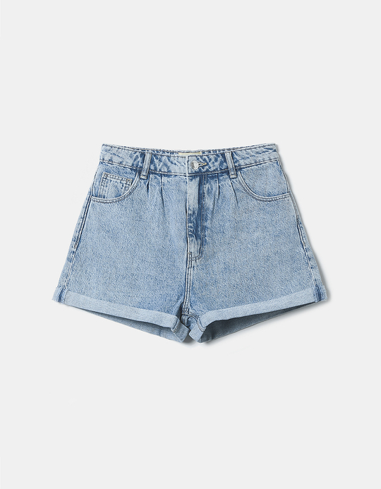 TALLY WEiJL, High Waist Slouchy Denim Shorts for Women