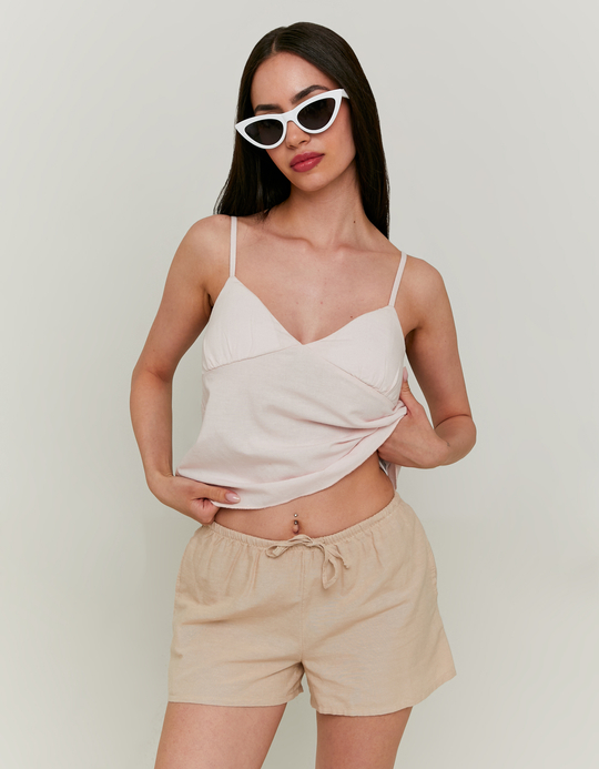 TALLY WEiJL, Woven Linen Shorts for Women