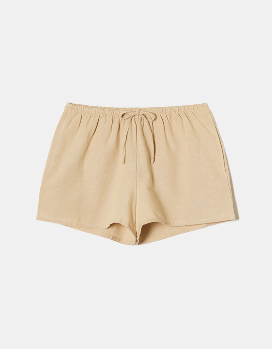 TALLY WEiJL, Gewobene Leinenshorts for Women