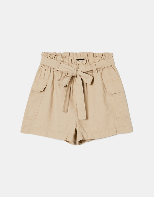 TALLY WEiJL, Mini Paperbag Shorts for Women