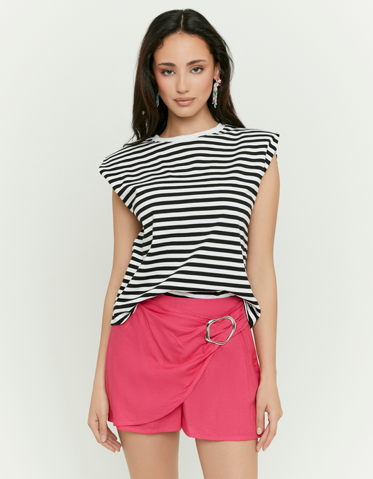 TALLY WEiJL, Rosa Mini Shorts mit Metalldetail for Women