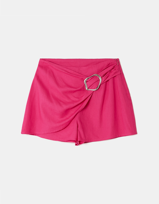 TALLY WEiJL, Rosa Mini Shorts mit Metalldetail for Women