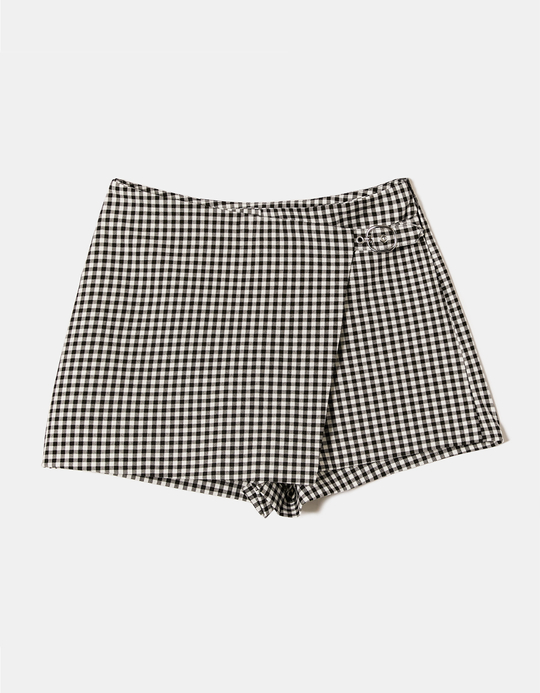 TALLY WEiJL, Mini Jupe-Short à Imprimé Vichy for Women