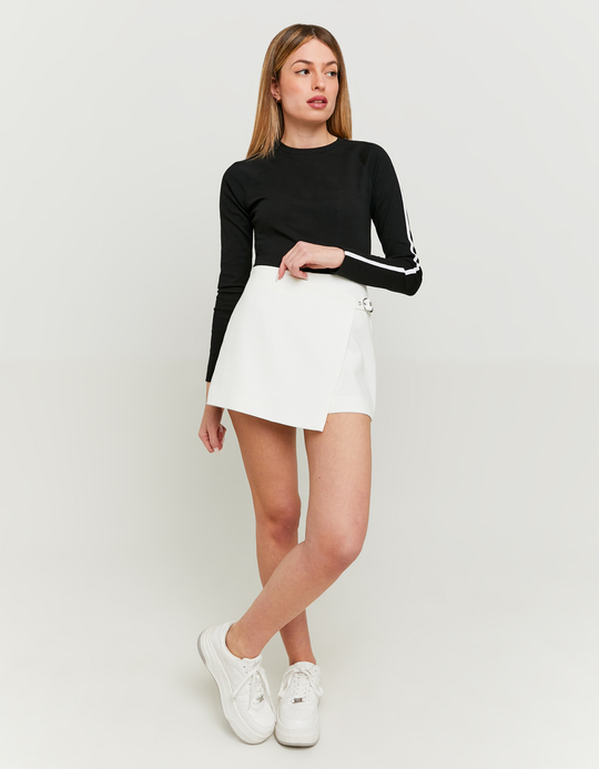 TALLY WEiJL, Mini Jupe-Short Blanche for Women
