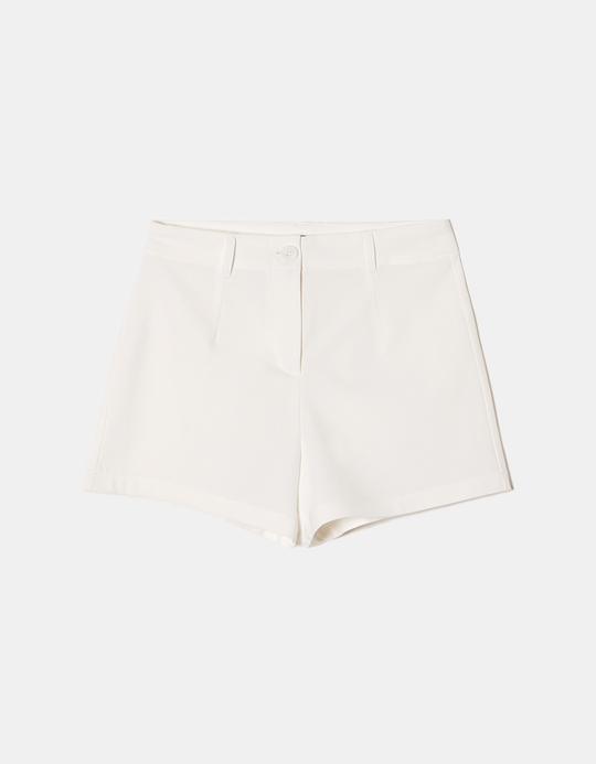TALLY WEiJL, White Tailored Shorts for Women