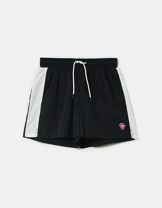 TALLY WEiJL, Schwarze High Waist Loose Shorts for Women