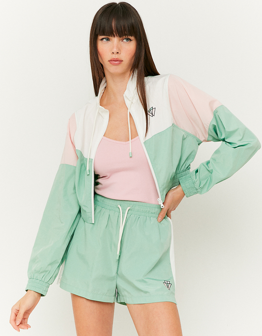 TALLY WEiJL, Grüne High Waist Loose Shorts for Women