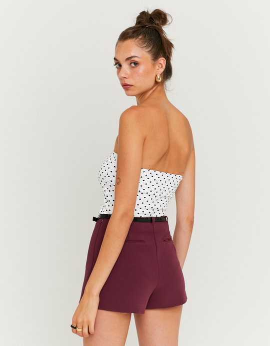 TALLY WEiJL, Burgunder Skort mit Gürtel for Women