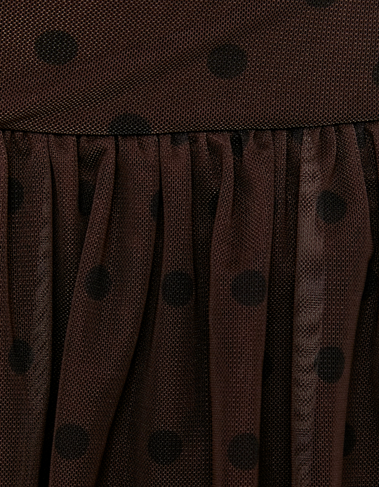 TALLY WEiJL, Mini Skort marrone con Volants for Women