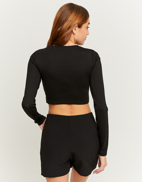 TALLY WEiJL, Gonna Pantalone Nera con Strass for Women