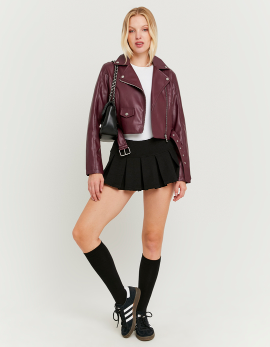 TALLY WEiJL, Black Pleated Skort for Women