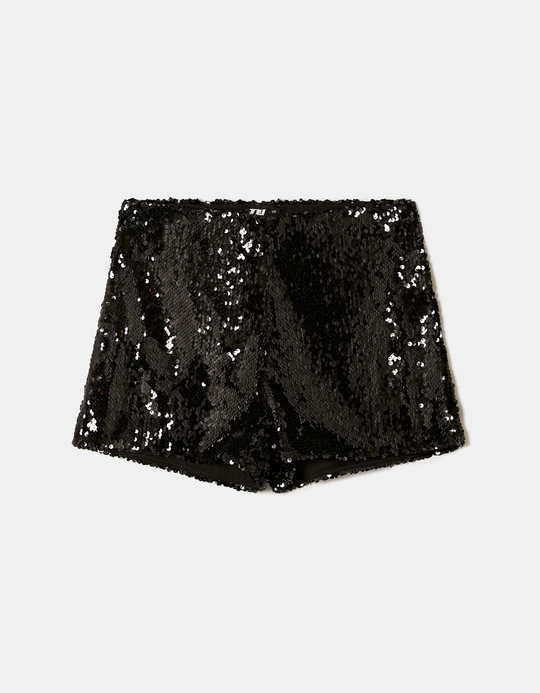 TALLY WEiJL, Short Noir à Sequins for Women