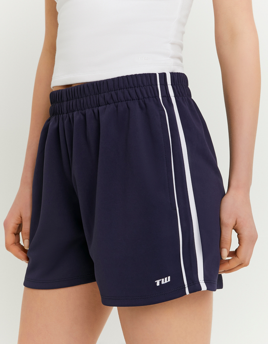 TALLY WEiJL, Shorts sportivi blu in felpa for Women