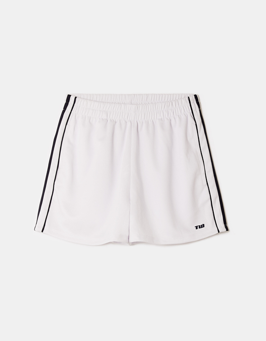 TALLY WEiJL, White Sporty Sweat Shorts for Women