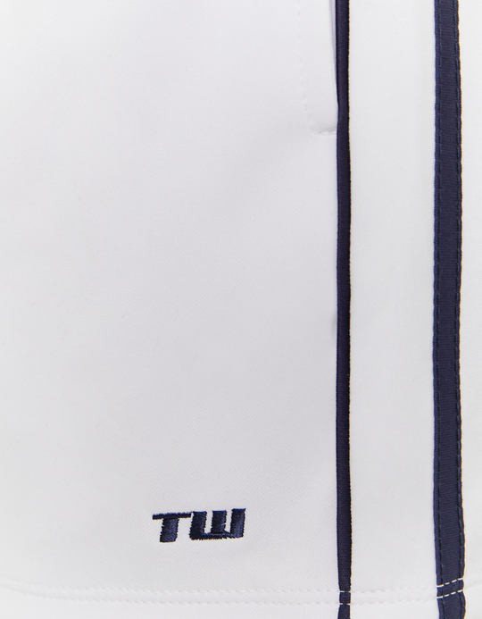 TALLY WEiJL, White Sporty Sweat Shorts for Women