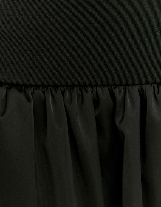 TALLY WEiJL, Schwarzer Satin Skort for Women