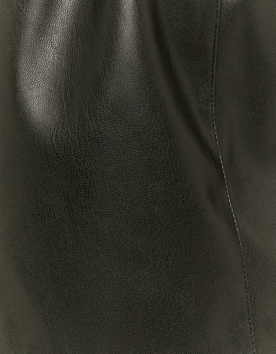 TALLY WEiJL, Ψηλόμεσο σορτς από τεχνητό δέρμα paperbag for Women