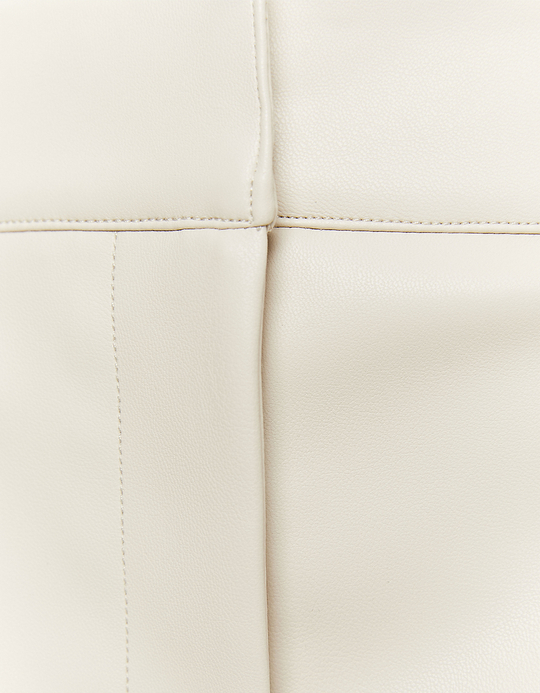 TALLY WEiJL, Μπεζ Μίνι Shorts από οικολογικό δέρμα for Women