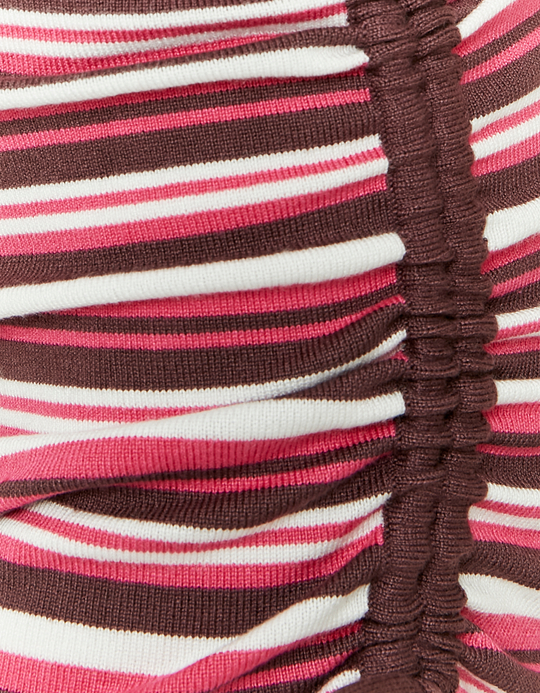 TALLY WEiJL, Pink Striped Knit Shorts for Women
