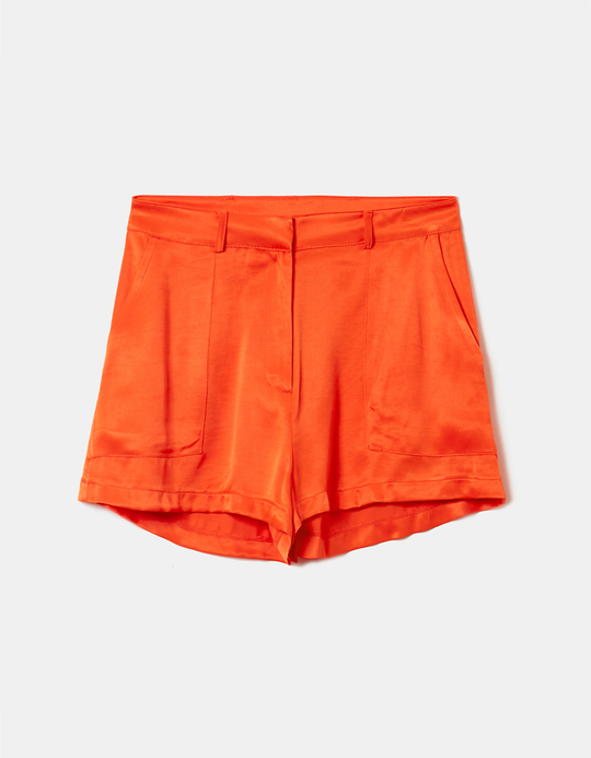 TALLY WEiJL, High Waist Satin Shorts for Women