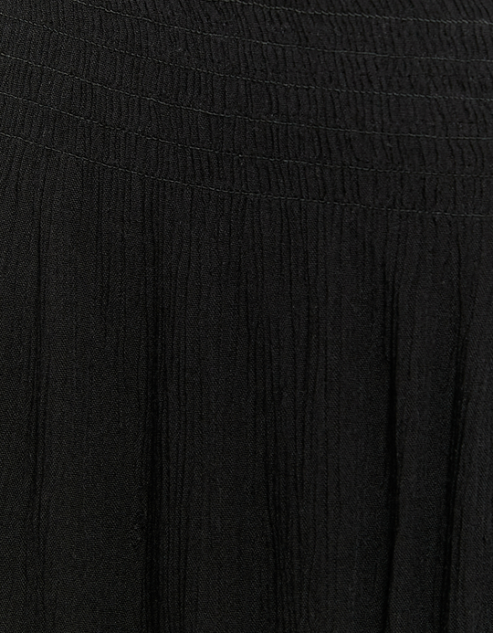 TALLY WEiJL, Schwarze High Waist Shorts mit Rüschen for Women