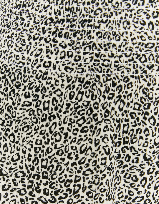TALLY WEiJL, Leo Print High Waist Ruflled Shorts for Women