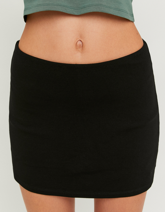 TALLY WEiJL, Jupe-Short Courte Basique Noire for Women
