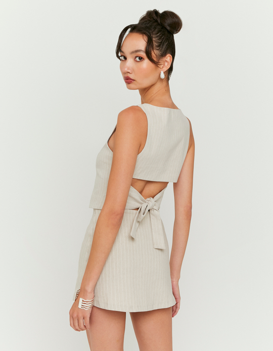TALLY WEiJL, Striped Mini Skort for Women
